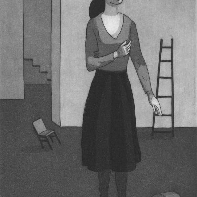 B Sonia Martin Untitled (Heart) Etching and aquatint 20x15cm