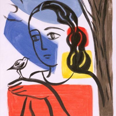 Sonia Martin Early Spring Monotype 35x27cm